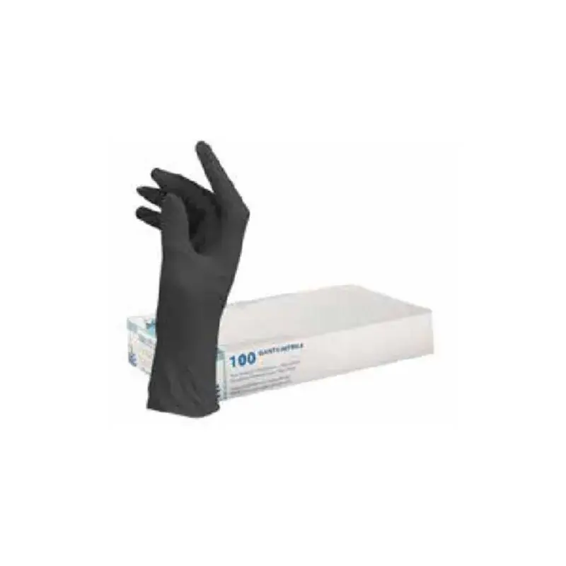 Gants Jetables Nitrile Noir (100pcs) SAM Outillage Prix Cassé