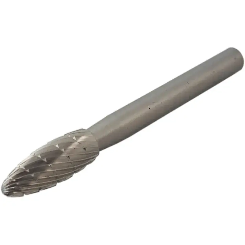 Fraise Tige D. 6X60Mm Hss Flamme D. 6X20Mm Avec Bout Arrondi SAM Outillage - 19666 Certifié