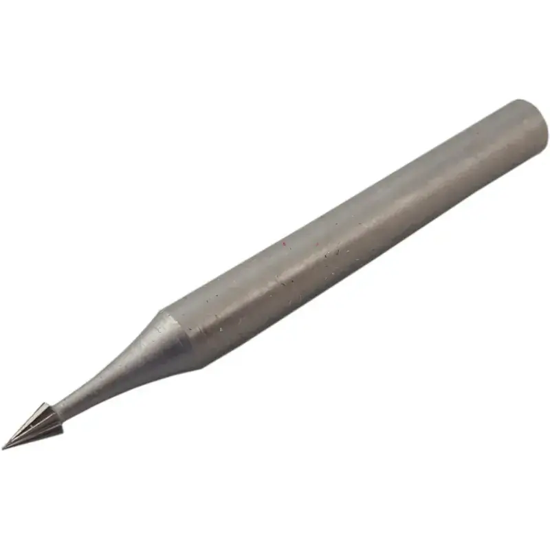 Nouvel Arrivage Fraise Tige D. 6X40Mm Hss A Graver Coniq.3X4,5Mm Bout Pointu SAM Outillage - 19668-C