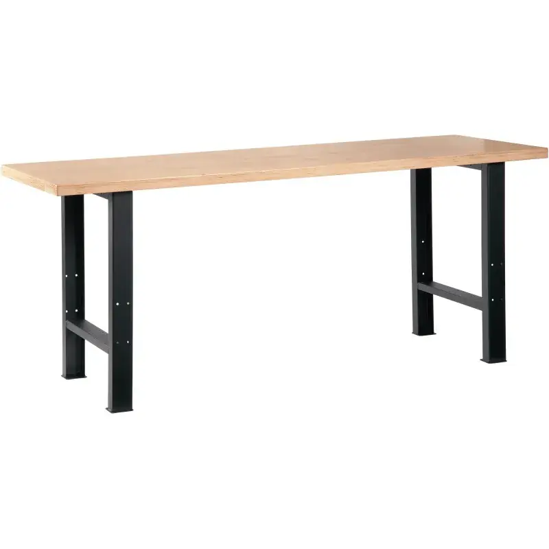 Dernier Modèle Etabli 2 Pieds Plateau Bois 2 Metres SAM Outillage – 2000-PM