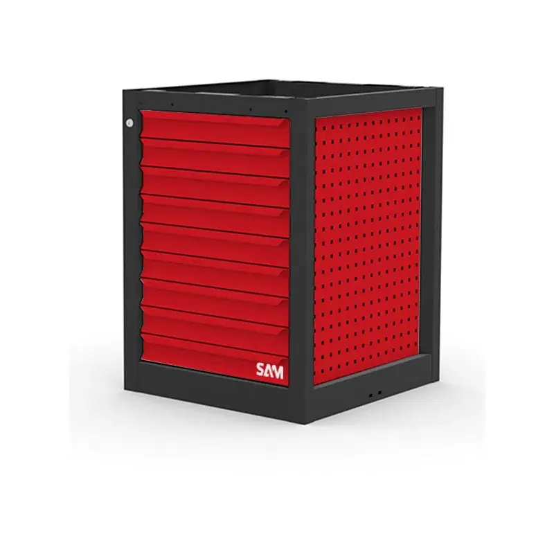 Remise Meuble Etabli 9 Tiroirs 9 Tiroirs Hauteur 75 Mm SAM Outillage - ETAB-MB9T
