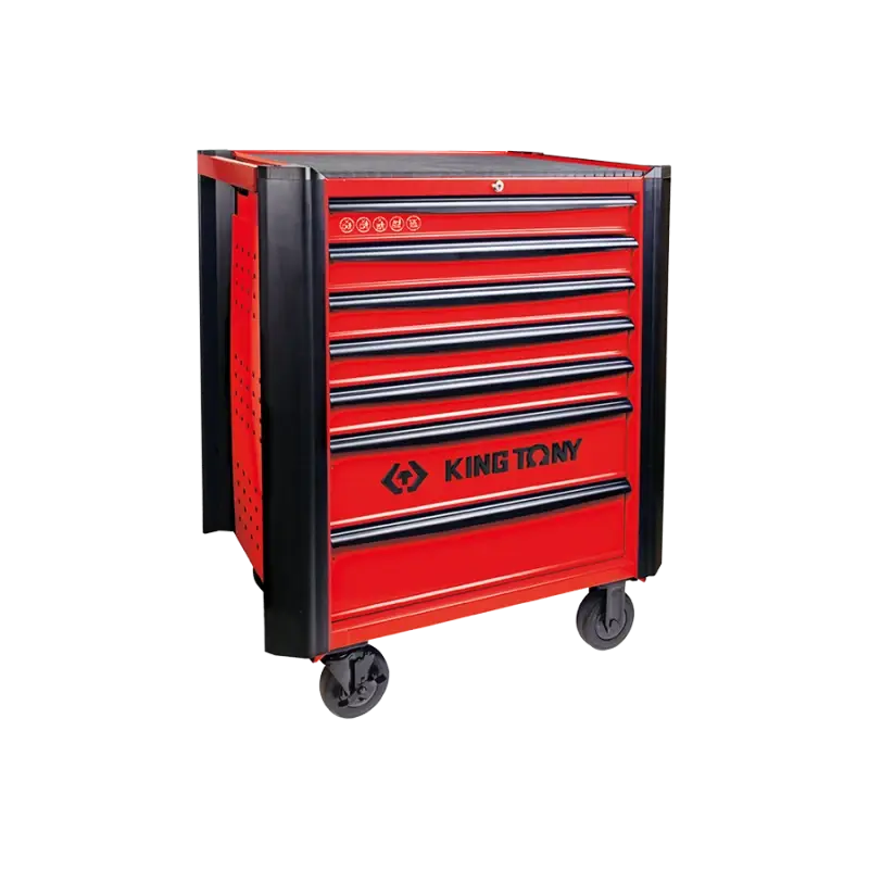 Servante D‘Atelier 7 Tiroirs Série Bumper Rouge King Tony - 876347B Must-Have