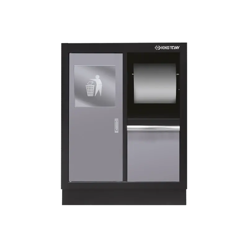 Soldes Meuble Bas Avec Poubelle Intégrée Et Support Rouleau Papier King Tony – 87D1111AKG