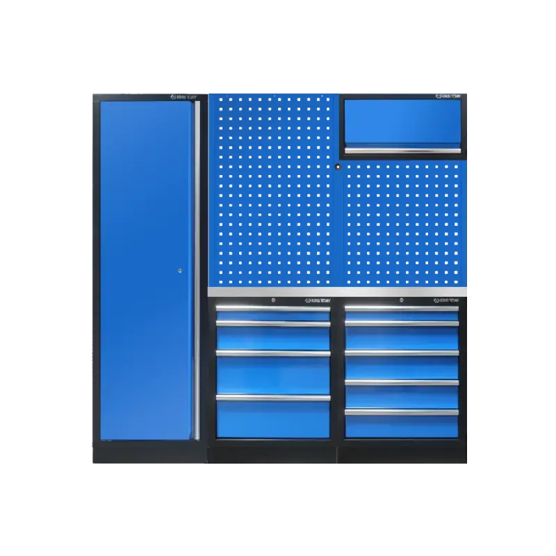 Mobilier 3 Éléments – Bleu Plan De Travail Inox King Tony – 87D11AKBRS Bon Plan