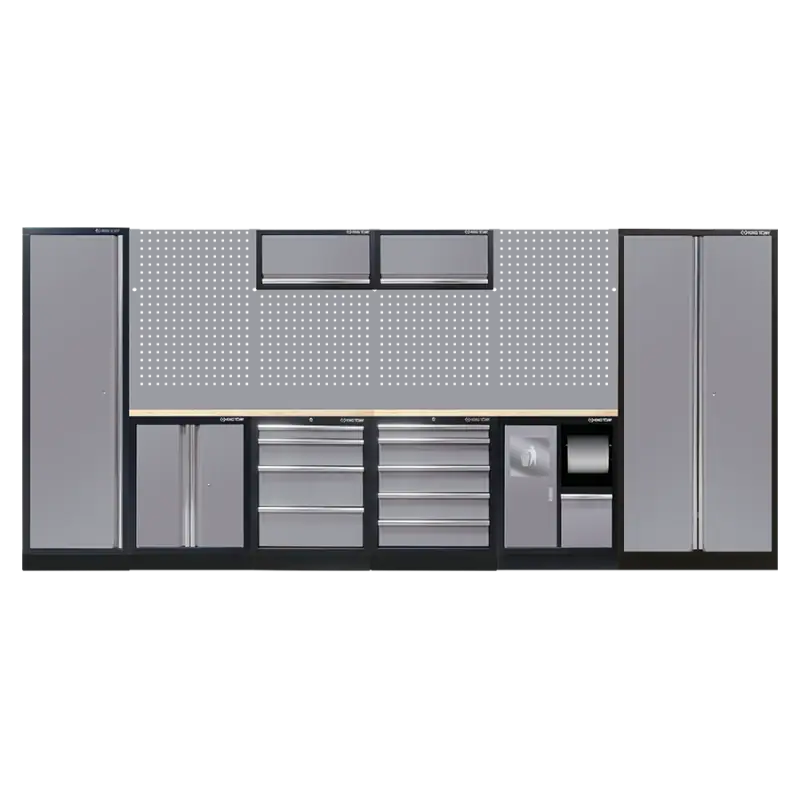 Mobilier D‘Atelier 6 Éléments – Gris King Tony – 87D11AKGU Meilleure Vente