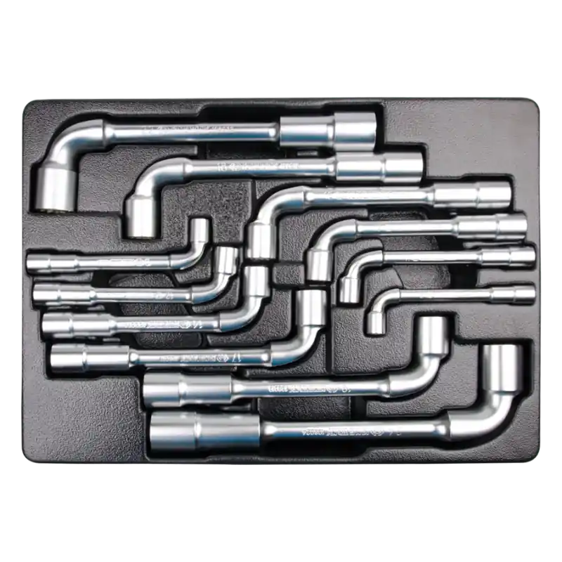 Meilleure Vente Thermoformé 12 Clés À Pipe 8, 10-14, 16-19, 22, 24Mm King Tony - 91812MR