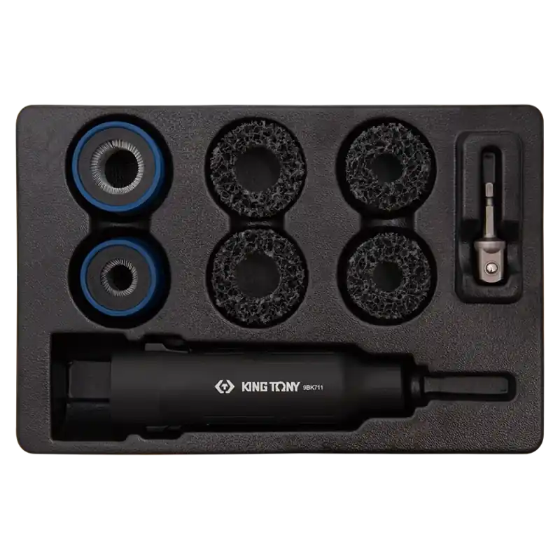 Coffret De Brosses De Nettoyage Pour Goujons De Roues - 8 Pièces King Tony - 9BK7009 Produit De Marque