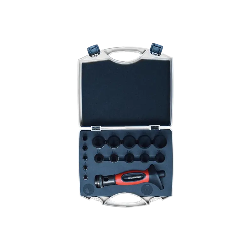 Coffret D‘Emporte-Pièces Jumelables 3 À 30Mm Poignée Bi-Matière 16Pcs King Tony - DCJ330 Dernier Modèle