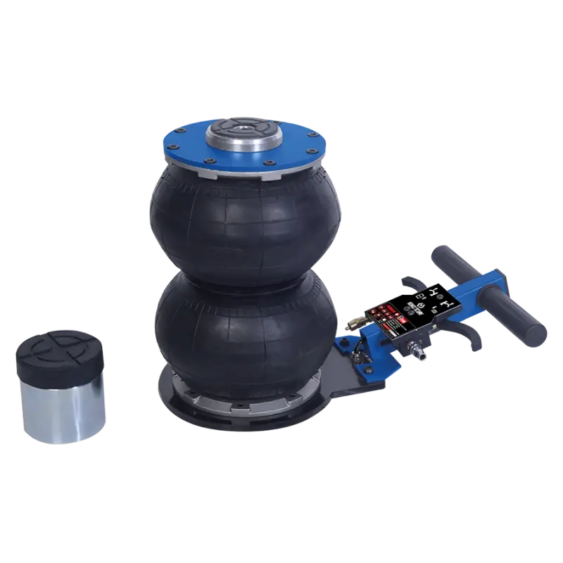 Certifié Cric Pneumatique À 2 Boudins 2T Commandes Basses Hauteur 115-430Mm King Tony - 9TYN24302AB
