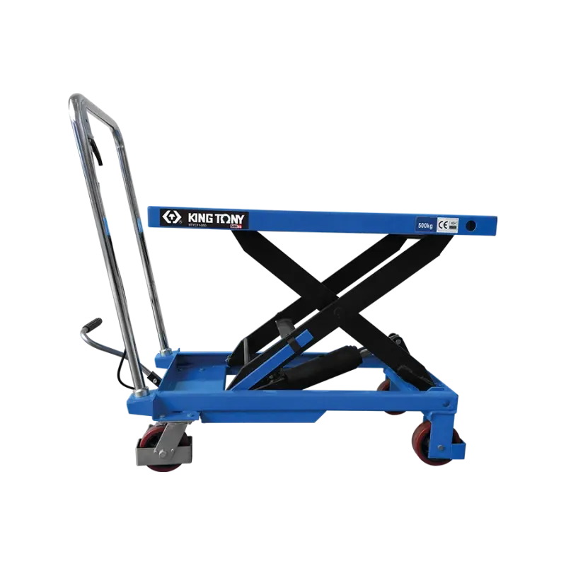 Table Élévatrice Manuelle 500Kgs Simple Ciseaux King Tony - 9TYC11050AB Prix Bas