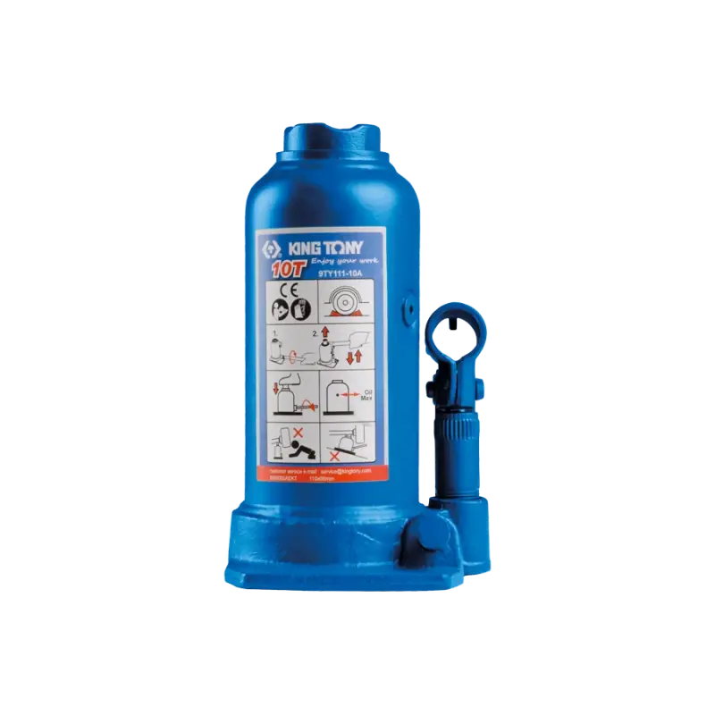 Promotion Cric Bouteille Hydraulique À Vérin 1 Étage Et Rehausse - Colonne 3.5T King Tony - 9TY111035A