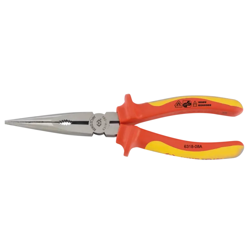 Bon Marché Pince À Becs Demi-Ronds 200Mm Isolées Vde En60900 King Tony – 631808A