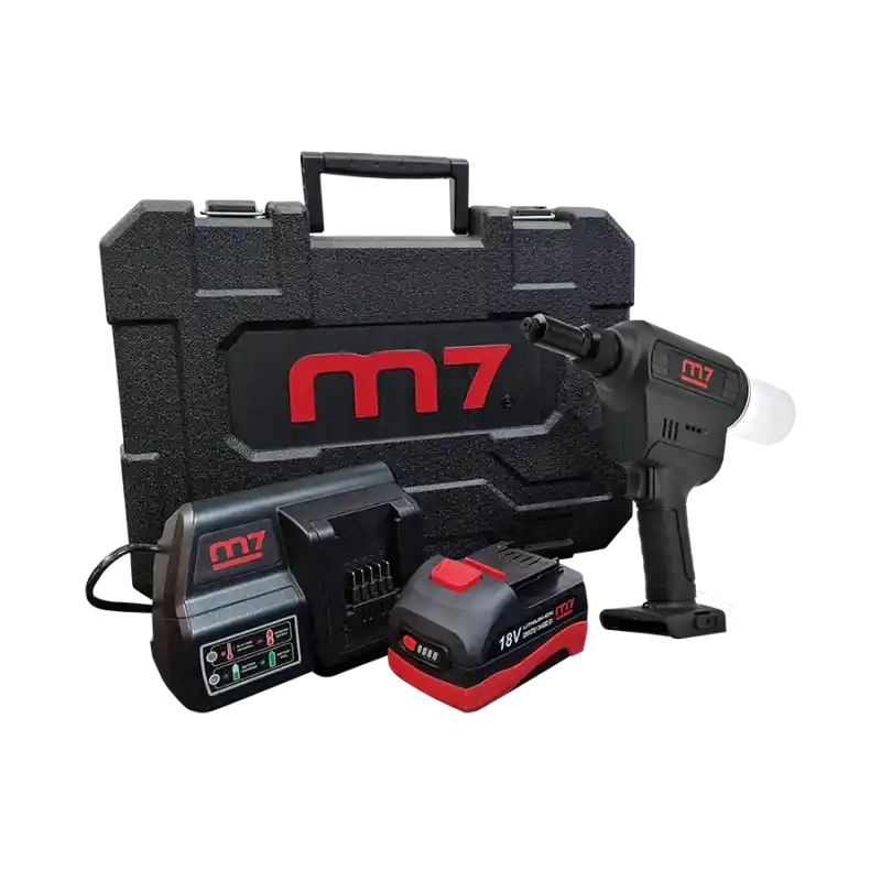 Riveteuse 2.4Mm-6.4Mm 18V 5Ah Avec Chargeur Et Batterie *1 M7 - DR102A1 Bon Marché