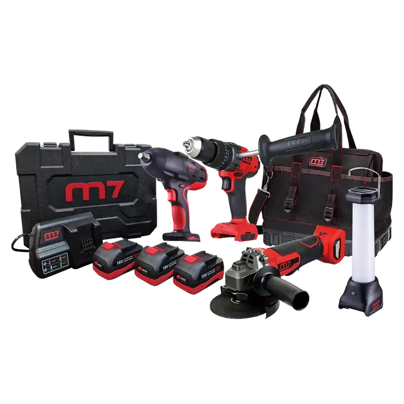 Authentique Pack d’outils électroportatifs 18v – 5Ah M7 – M7PACKV8