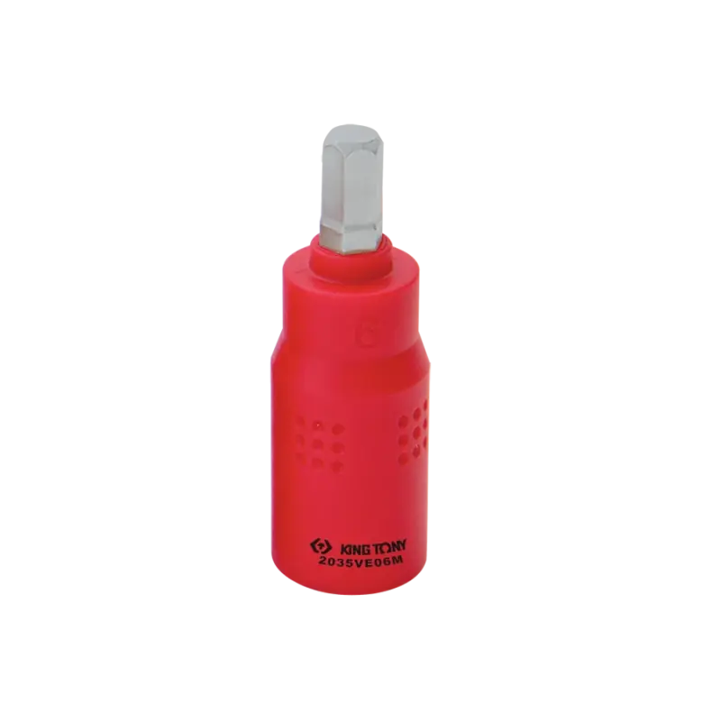 Top Vente Douille Tournevis 1/4&Prime; 6 Pans L54mm Isolée VDE King Tony