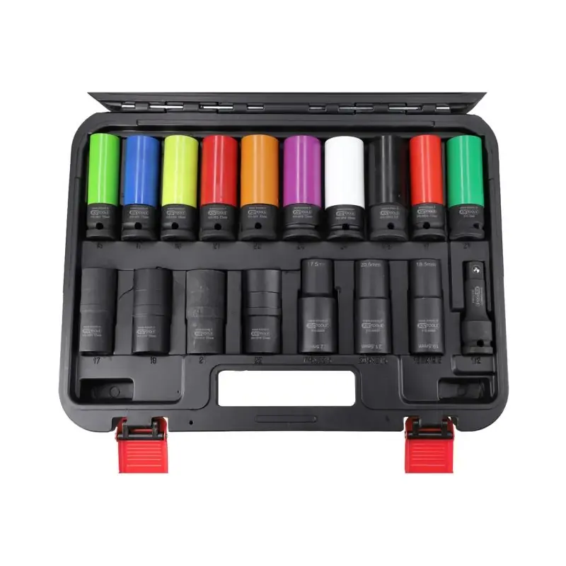 Coffret de douilles à chocs 1/2‘‘ spéciales roues 18 pièces KS TOOLS - 515.0080F Achetez Aujourd'hui