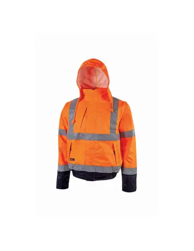 Offre Limitée Blouson de travail haute visibilité CRAFTY Orange Fluo HL158OF – Upower