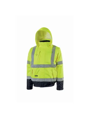Blouson de travail haute visibilité CRAFTY Yellow Fluo HL158YF – Upower Commander Vite