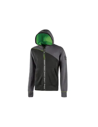 Gilet Sweat de travail JUPITER Asphalt Grey EY212AG – Upower Pas Cher