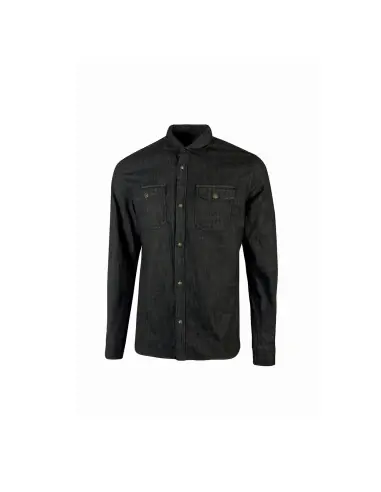 Chemise de travail en jean MAPLE Black Carbon EX274BC - Upower Retour Gratuit