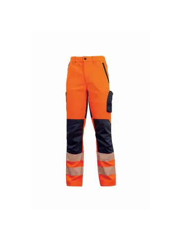 Pantalon haute visibilité ROY Orange Fluo HL222OF - Upower Produit De Marque