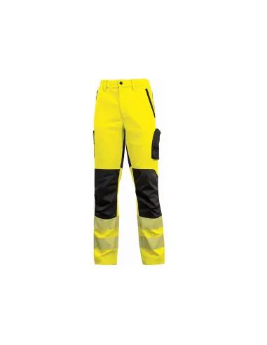 Promotion Pantalon haute visibilité ROY Yellow Fluo HL222YF - Upower