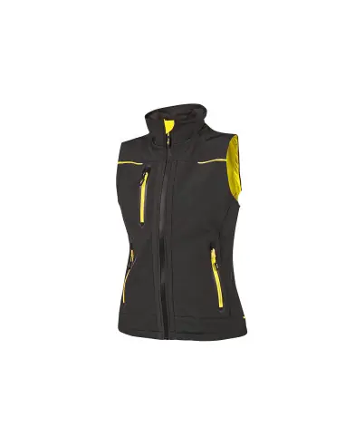 Gilet de travail femme UNIVERSE LADY Black Carbon FU260BC - Upower Vente Directe