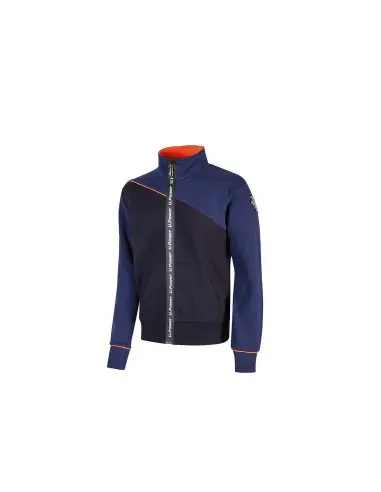 Retour Gratuit Sweat-Shirt de travail URANUS Deep Blue EY243DB – Upower