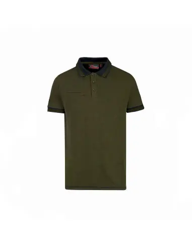 Dernier Modèle Polo manches courtes WAY Dark Green EY264DG - Upower