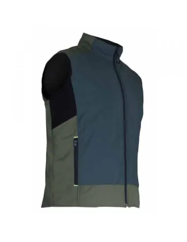 Retour Gratuit Bodywarmer matelassé bicolore bi-matière 5068 MISSION – LMA