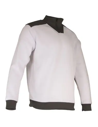 Marque Sweat col camionneur empiècements 8027 POCHOIR – LMA