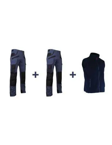 Pack 2 pantalons BRIQUET + Veste polaire BRISE 1833C CONNEMARA - LMA Offre Spéciale