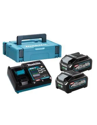 Marque Pack Énergie 40 V Max XGT Lithium-Ion (2 batteries 4Ah + 1 chargeur) 191J97-1 - Makita