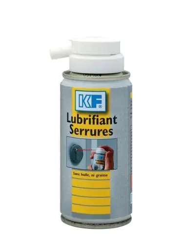 Lubrifiant serrures aérosol 140ML 6100 - KF Expédié Aujourd'hui