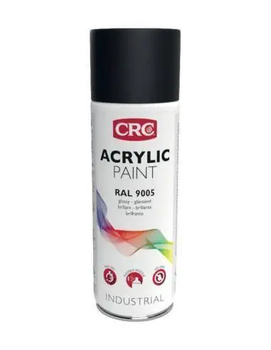 Jusqu'à Épuisement Des Stocks Peinture aérosol ACRYLIC RAL 9005 noir brillant 31063 - KF