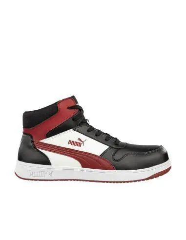 Chaussures de sécurité FRONTCOURT BLK/WHT/RED 630050 – Puma Safety Expédié Aujourd&rsquo;hui