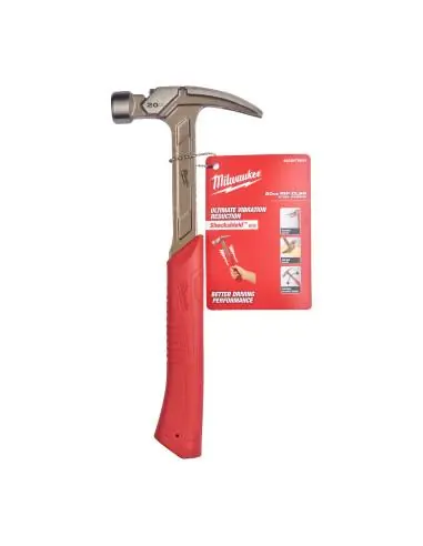 Commander Vite Marteau arrache clous en acier 570g 4932478654 – Milwaukee