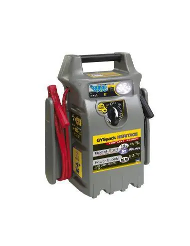 Démarreur autonome GYSPACK HERITAGE – 6/12V 25844 – GYS Nouvelle Collection