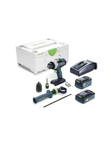 Promotion Saisonnière Perceuse-visseuse sans fil QUADRIVE TDC 18/4 5,0/4,0 I-Plus 577649 - Festool