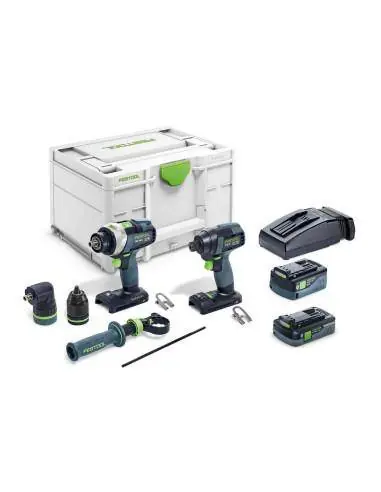 Commander Vite Set de vissage sans fil TID 18 5,0/4,0-Set TPC 18/4 577654 - Festool