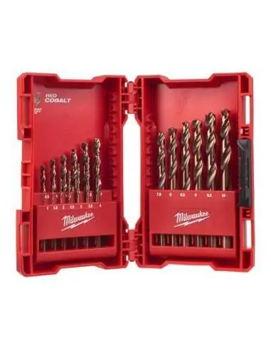 Coffret métal 19 forets à métaux HSS-CO 4932352470 - Milwaukee Haute Qualité