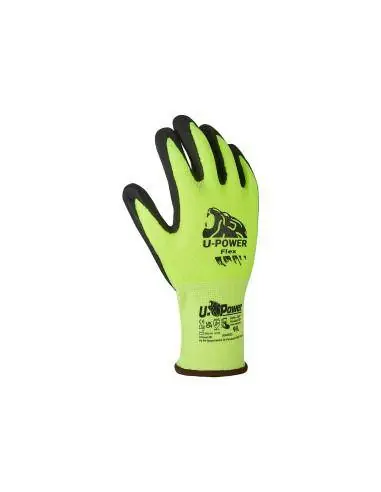 Gants de travail de sécurité FLEX Jaune fluo UG00005 – Upower Authentique