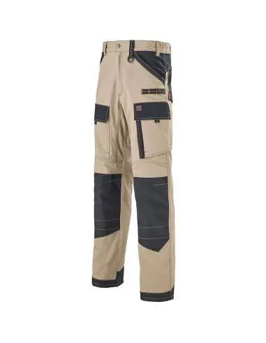 Meilleure Vente Pantalon de travail RULER Beige/Noir 1ATTUP - LAFONT