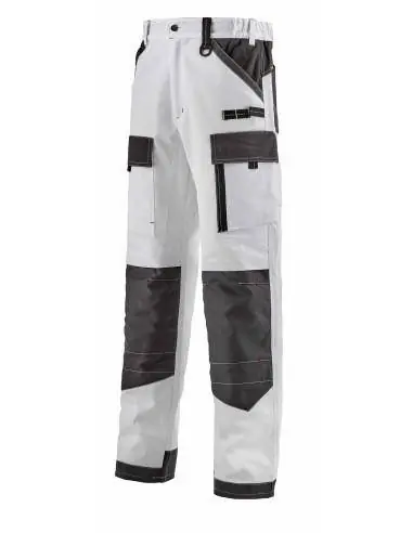 Pantalon de travail RULER Blanc/Charcoal 1ATTUP – LAFONT Quantité Limitée