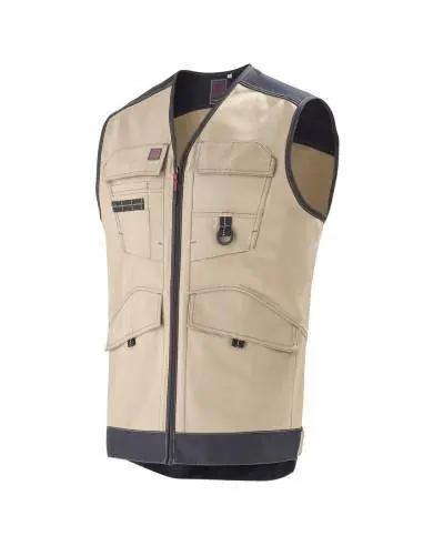 Gilet de travail TROWAL Beige/Noir 9ATTUP – LAFONT Retour Gratuit