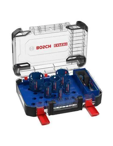 Jusqu'à Épuisement Des Stocks Coffret de 6 scies trépans EXPERT 22/25/35/51/60/68 mm 2608900445 - Bosch