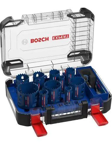 Bon Marché Coffret de 11 scies trépans EXPERT 20/22/25/32/35/40/44/51/60/64/76 mm 2608900447 - Bosch