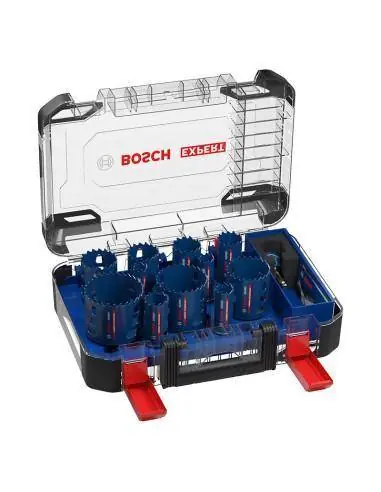 Coffret de 11 scies trépans EXPERT 20/22/25/32/35/40/44/51/60/68/76 mm 2608900448 - Bosch Achat Immédiat