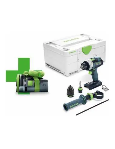Offre Limitée Perceuse-visseuse sans fil TDC 18/4 I-Basic-5,2 QUADRIVE 577052 - Festool