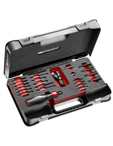 Tournevis assité 4V E-PROTWIST MBOX (23 pièces) ATPA4V.J23PB - Facom Remise